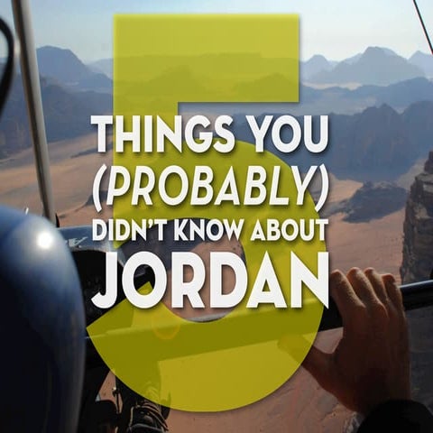 5 Things You (Probably) Didn't Know About Jordan