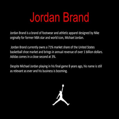 Air jordan swot analysis team x | PPTX