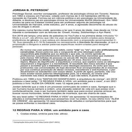 Jordan Peterson OUT 2021