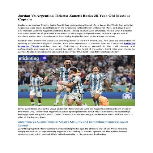 Jordan Vs Argentina Tickets Zanetti Backs 38-Year-Old Messi as Captain.docx