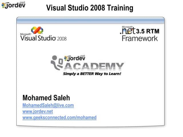 Module 2: C# 3.0 Language Enhancements (Slides)