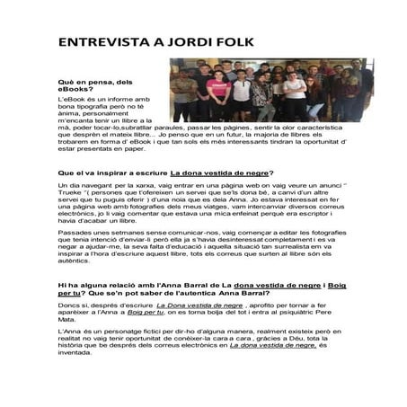 Entrevista Jordi Folck