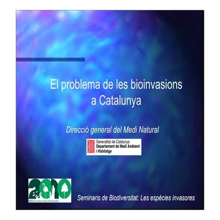 Jordi Ruiz - El problema de les bioinvasions a Catalunya