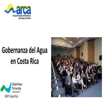 Governanza del agua en Costa Rica