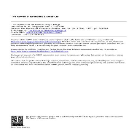 Jorgenson griliches1967