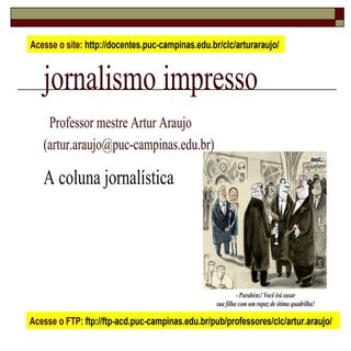 A coluna jornalística