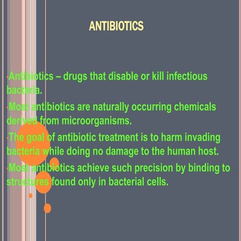 Antibiotics