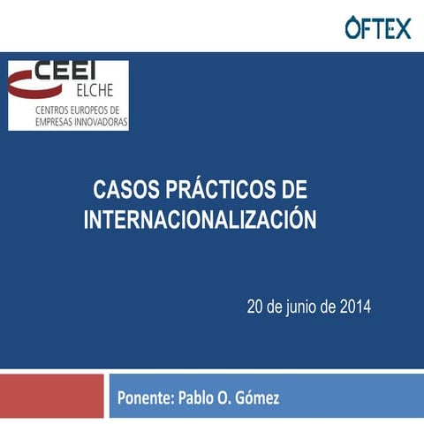 Casos practicos internacionalizacion española