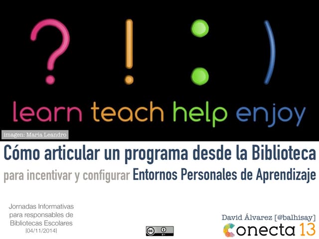 Cómo articular un programa desde la...