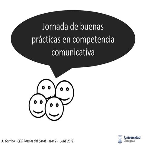 Jornada de buenas practicas en competencia comunicativa