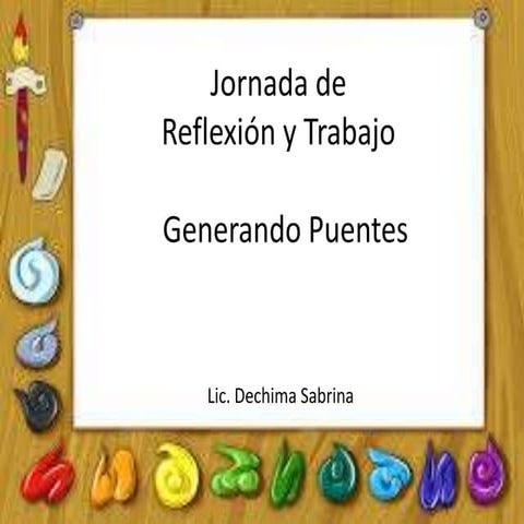 Jornada de reflexión y trabajo