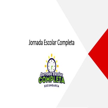 Jornada escolar completa | PDF | Professional School | Postgraduate  Education