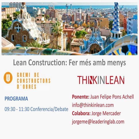Jornada Lean Construction