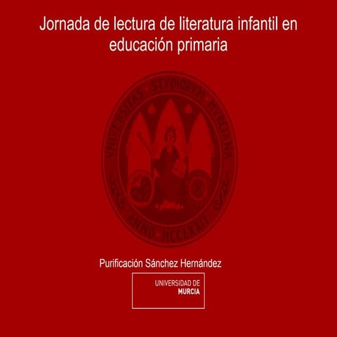 Jornada lectura lit. infantil September 28, 2011