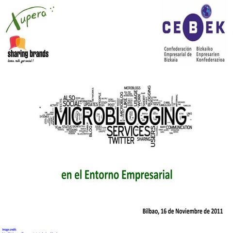 Jornada microblogging en CEBEK