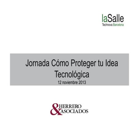 Jornada patentes 12 11 2013