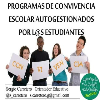 Programas de convivencia escolar al...