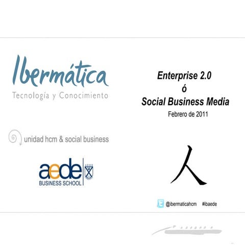 Jornada Social Business AEDE Madrid feb 2011