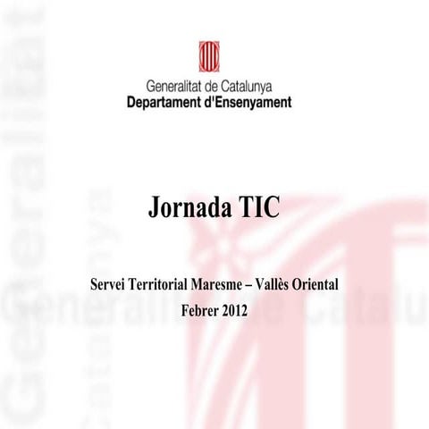 Jornada TIC 23_02_12