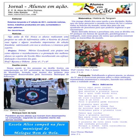 Jornal 2ª edição 2011
