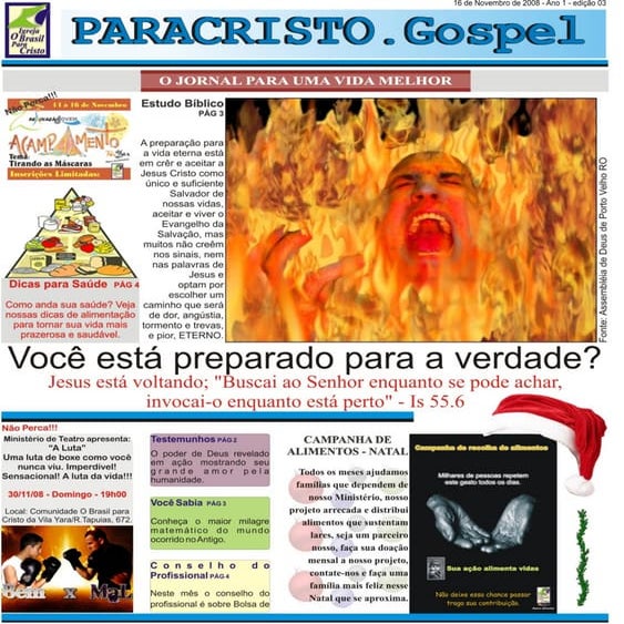 Jornal Paracristo.Gospel