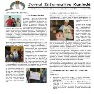 Jornal 1ª edição