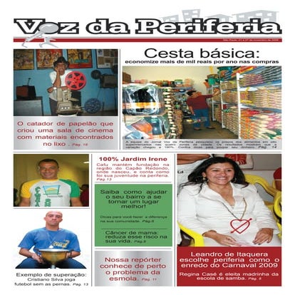 Jornal Voz da Periferia - publicação