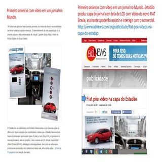 Capa de Jornal com video 
