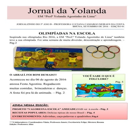 Jornal da Yolanda