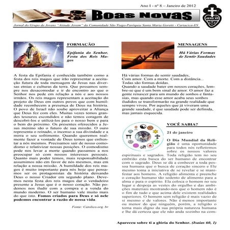 Jornal de janeiro