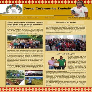 Jornal kanindé 4ª Edição