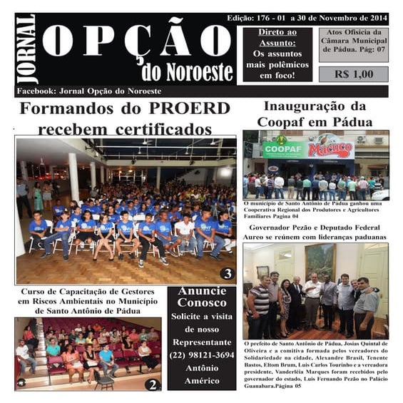 Jornal opção 176 online
