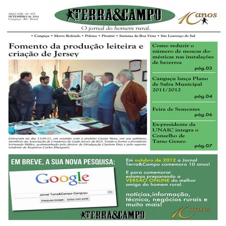 Jornal Terra&Campo rumo aos 10 anos
