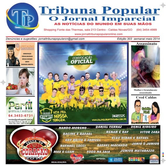 Jornal Tribuna Popular Maio  2014
