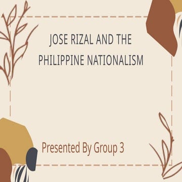 Jose Rizal and Philippine Nationalism Bayanihan and Kabayanihan ...