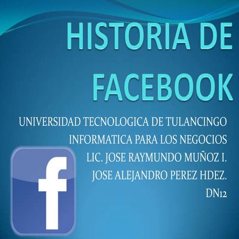 Historia del facebook | DOCX