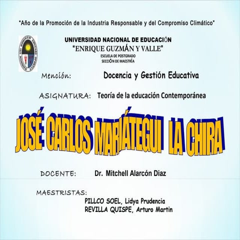 Jose carlos mariategui