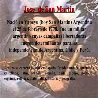 Jose  De San Martin Power Point