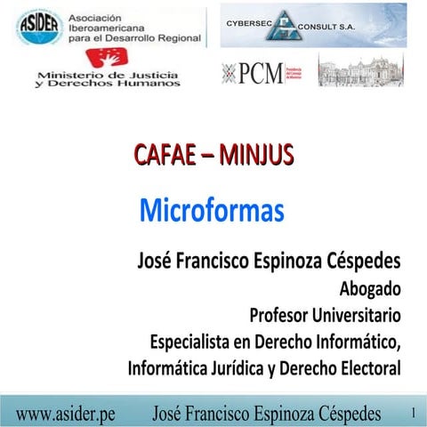 Microformas_pcm_minjus_2013 | PPT