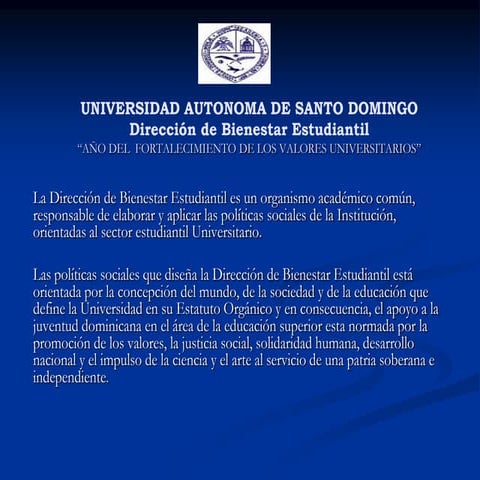 Jose fco. disla bienestar estudiantil no 11