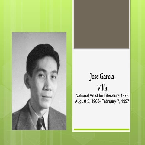 Jose Garcia Villa 