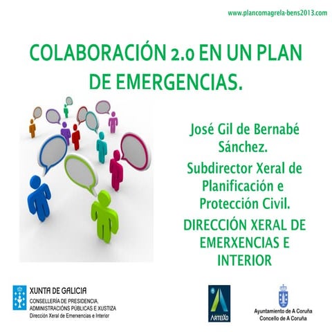 Colaboración 2.0 en un plan de emergencias -- José Gil de Bernabé
