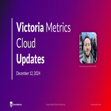 VictoriaMetrics in the Cloud: Meetup Q4 December2024