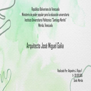 JOSE MIGUEL GALIA PPT