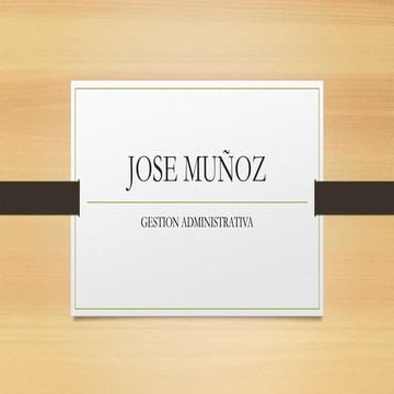 Jose muñoz