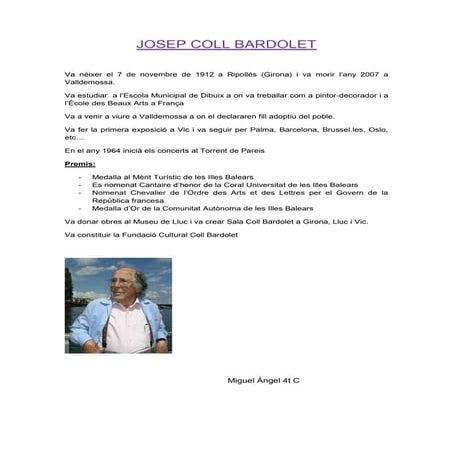 Josep coll bardolet