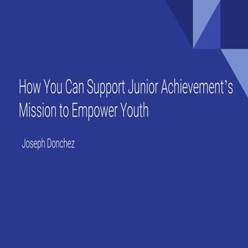 How You Can Support Junior Achievement’s Mission to Empower Youth
