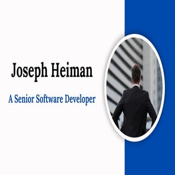 Joseph Heiman - A Senior Software Developer | PDF