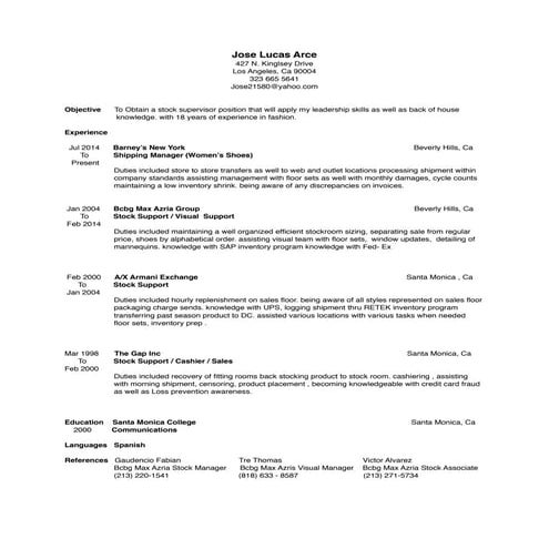 Jose Resume | DOCX