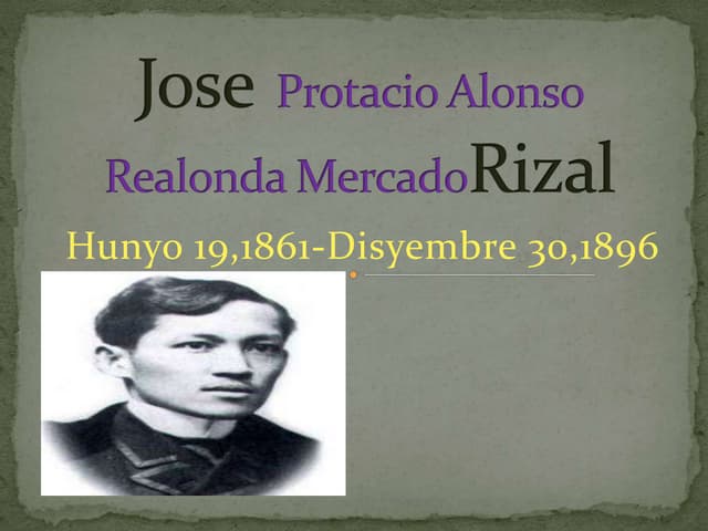 Jose Rizal's Biography
